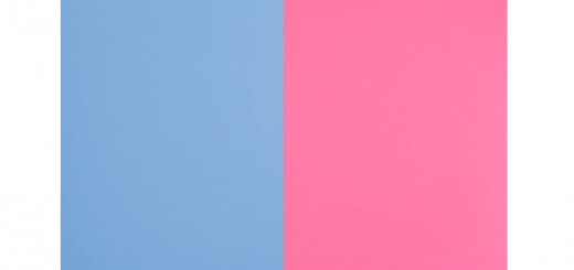blått och rosa