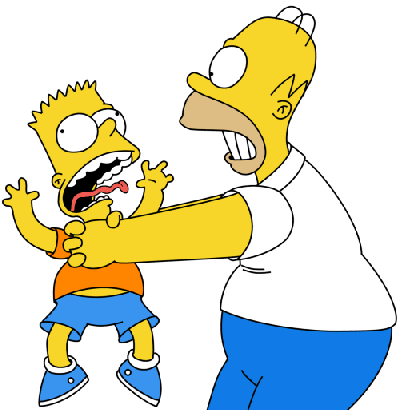 Homer stryper Bart